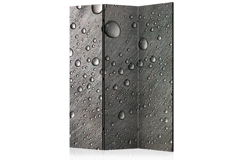 Romdeler - Steel surface with water drops 135x172 - Artgeist sp. z o. o. - Innredning - Romdelere - Bretteskjerm