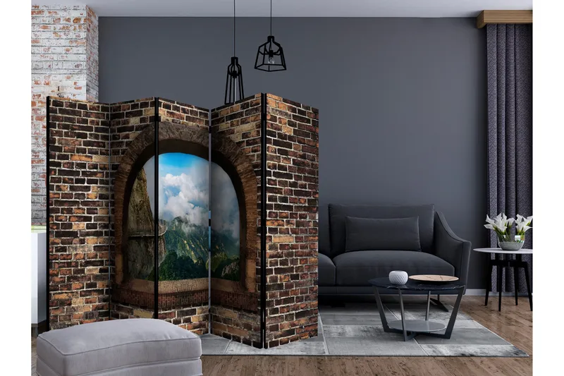 Romdeler - Stony Window II 225x172 - Artgeist sp. z o. o. - Innredning - Romdelere - Bretteskjerm