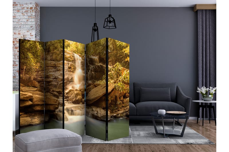 Romdeler - Sunny Waterfall II 225x172 - Artgeist sp. z o. o. - Innredning - Romdelere - Bretteskjerm