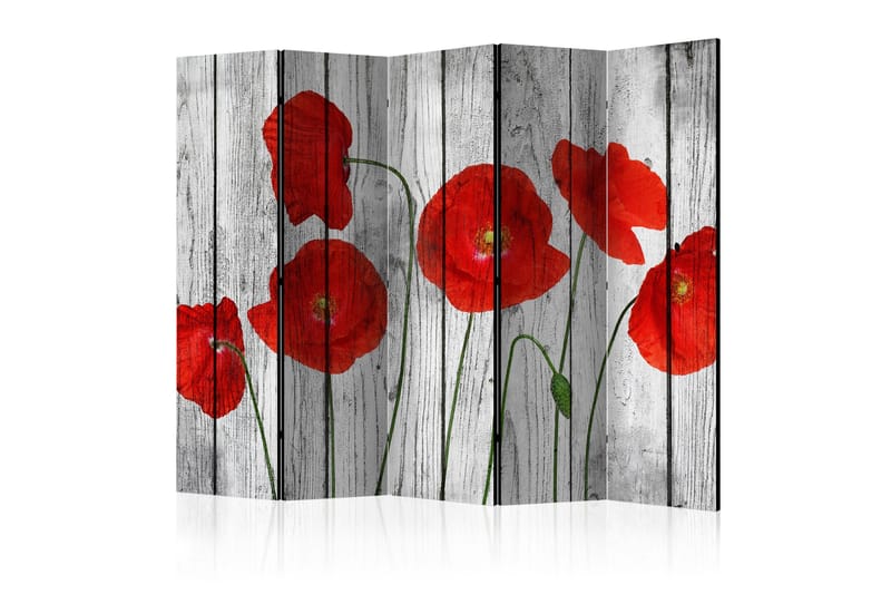 Romdeler - Tale of Red Poppies II 225x172 - Artgeist sp. z o. o. - Innredning - Romdelere - Bretteskjerm