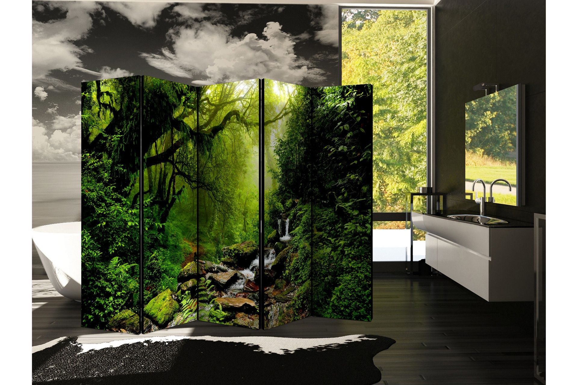 Romdeler The Fairytale Forest II 222x517 cm - Artgeist sp. z o. o.