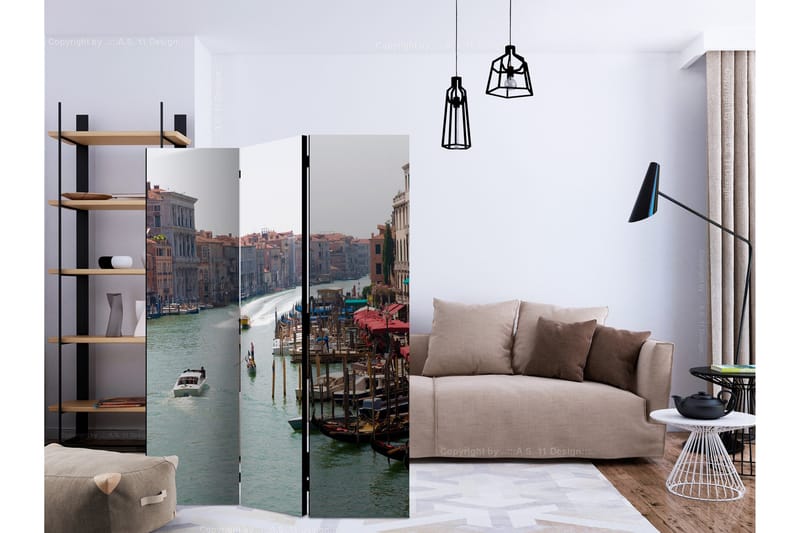 Romdeler - The Grand Canal in Venice 135x172 - Artgeist sp. z o. o. - Innredning - Romdelere - Bretteskjerm