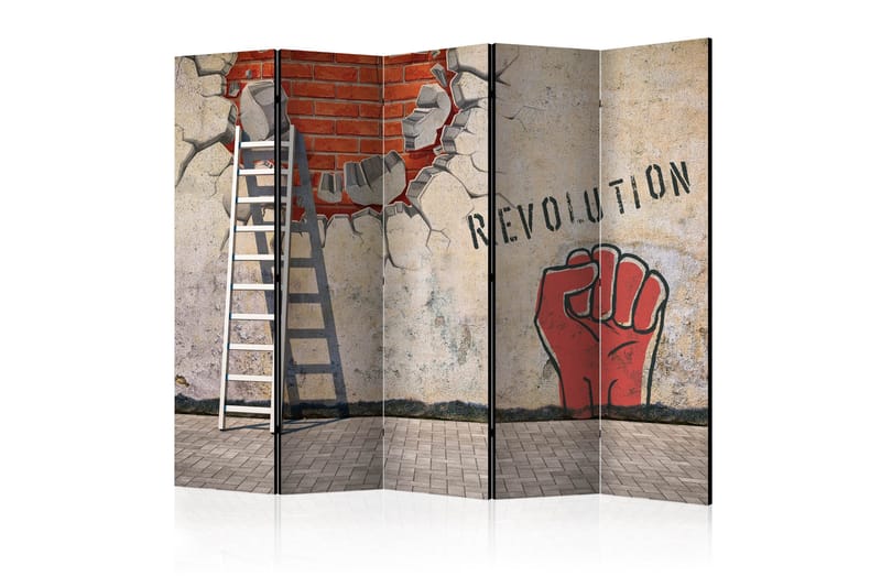 Romdeler - The invisible hand of the revolution 225x1 - Artgeist sp. z o. o. - Innredning - Romdelere - Bretteskjerm