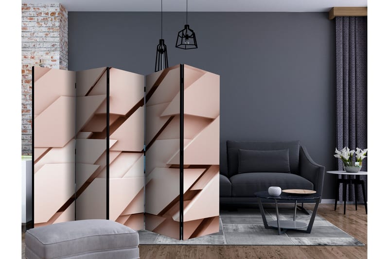 Romdeler - Think Pink II 225x172 - Artgeist sp. z o. o. - Innredning - Romdelere - Bretteskjerm