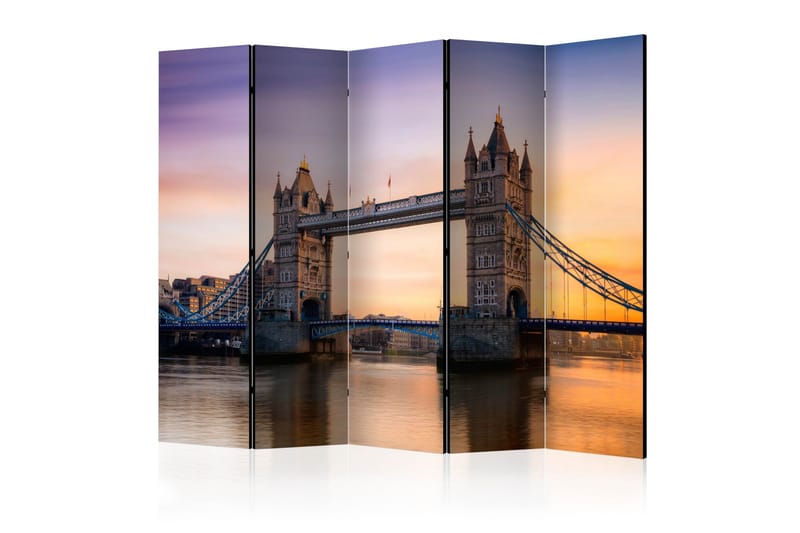 Romdeler - Tower Bridge at dawn II 225x172 - Artgeist sp. z o. o. - Innredning - Romdelere - Bretteskjerm