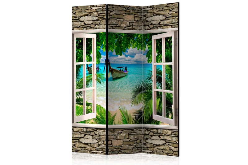 Romdeler Tropical Beach 135x172 - Artgeist sp. z o. o. - Bretteskjerm - Romdelere