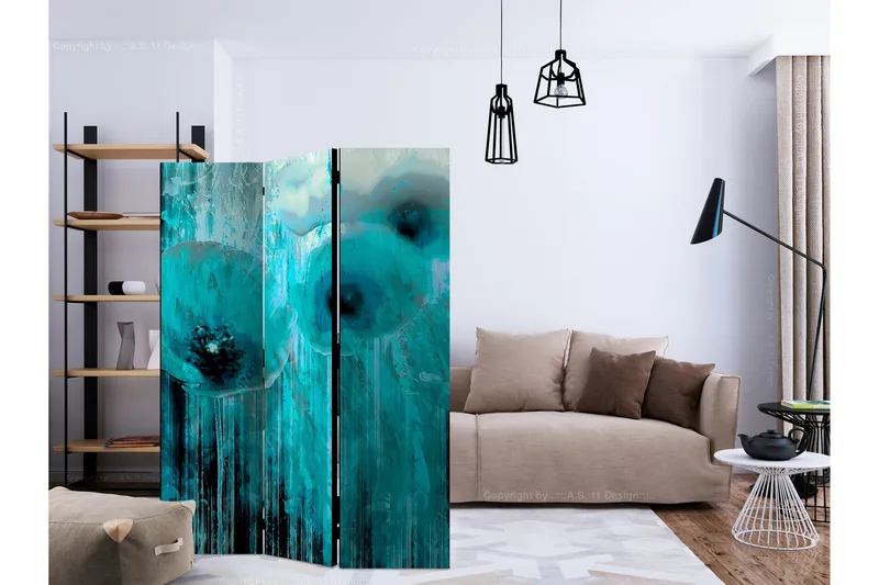 Romdeler Turquoise Madness - Artgeist sp. z o. o. - Innredning - Romdelere - Bretteskjerm