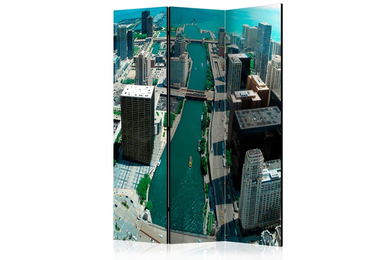 Romdeler - Urban Architecture of Chicago 135x172 - Artgeist sp. z o. o. - Bretteskjerm - Romdelere