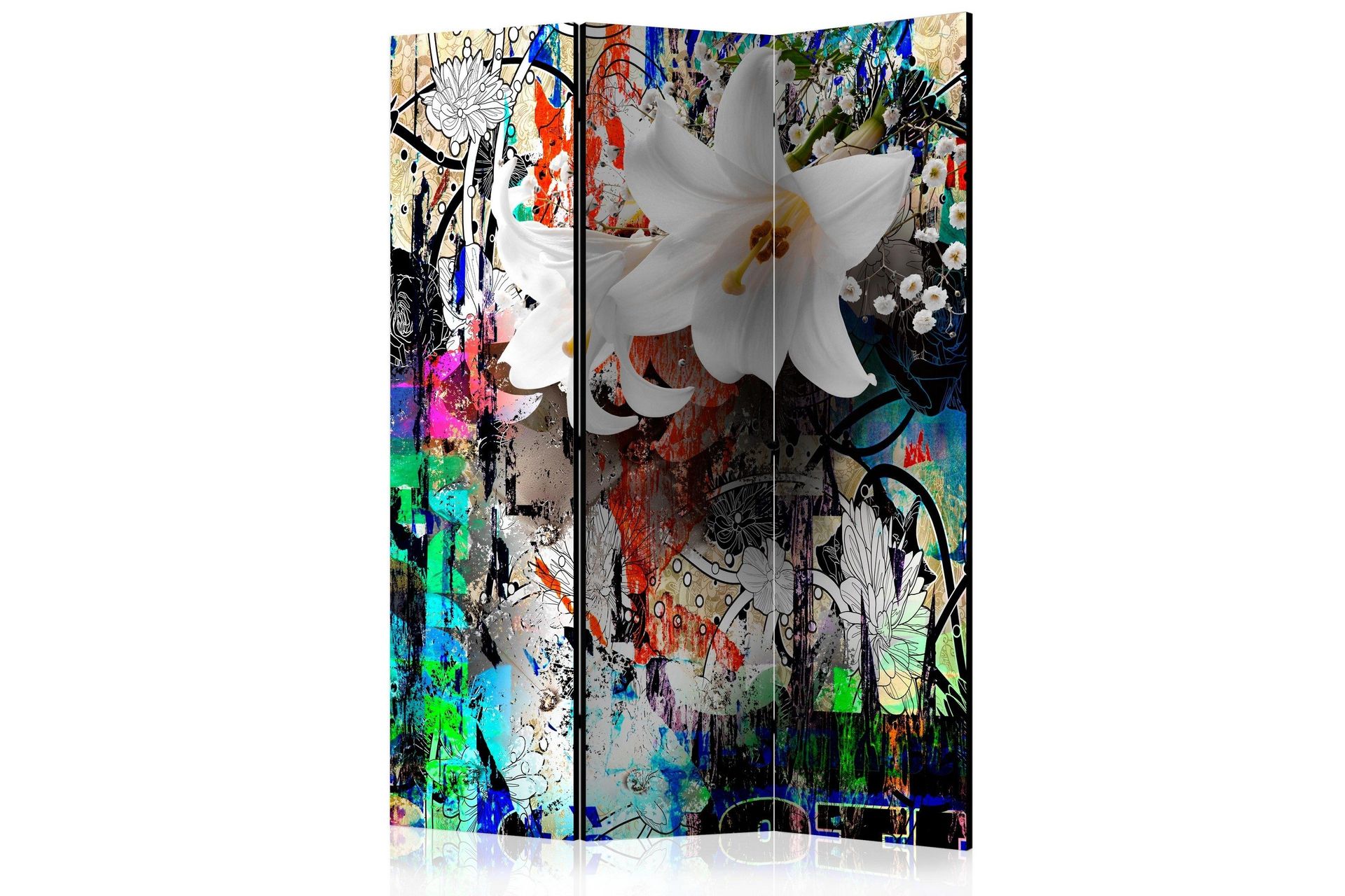 Romdeler - Urban Lily 135x172 - Artgeist sp. z o. o.