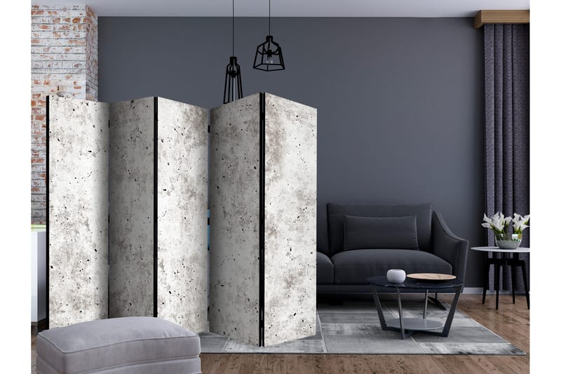 Romdeler - Urban Style: Concrete II 225x172 - Artgeist sp. z o. o. - Innredning - Romdelere - Bretteskjerm