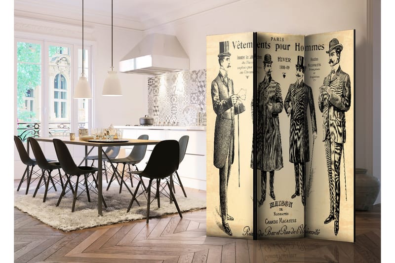 Romdeler Vêtements Pour Homme 135x172 - Artgeist sp. z o. o. - Innredning - Romdelere - Bretteskjerm