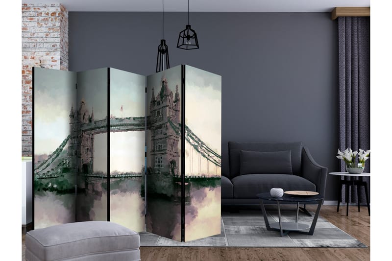 Romdeler - Victorian Tower Bridge II 225x172 - Artgeist sp. z o. o. - Bretteskjerm - Romdelere