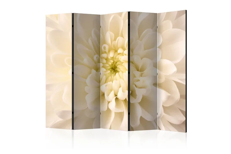 Romdeler - White dahlia II 225x172, Artgeist sp. z o. o.