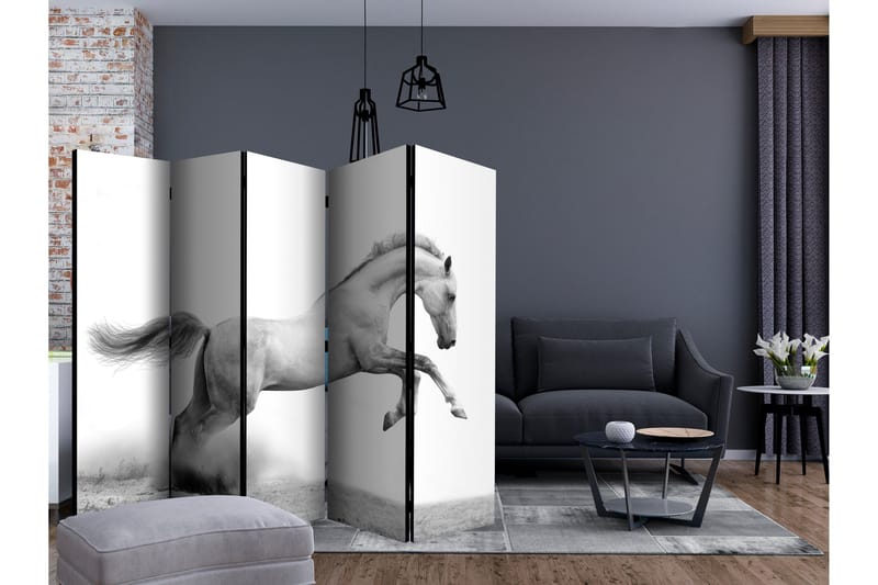 Romdeler - White gallop II 225x172 - Artgeist sp. z o. o. - Innredning - Romdelere - Bretteskjerm