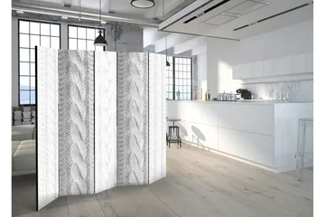 Romdeler White Knit 225x172 - Artgeist sp. z o. o. - Innredning - Romdelere - Bretteskjerm