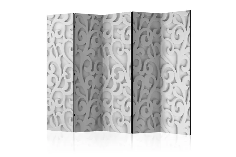 Romdeler - White ornament II 225x172, Artgeist sp. z o. o.