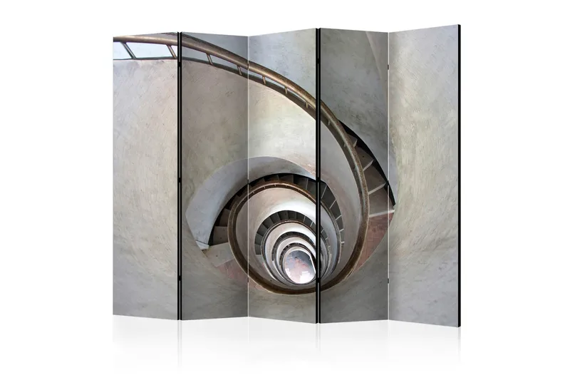 Romdeler - White spiral stairs II 225x172, Artgeist sp. z o. o.