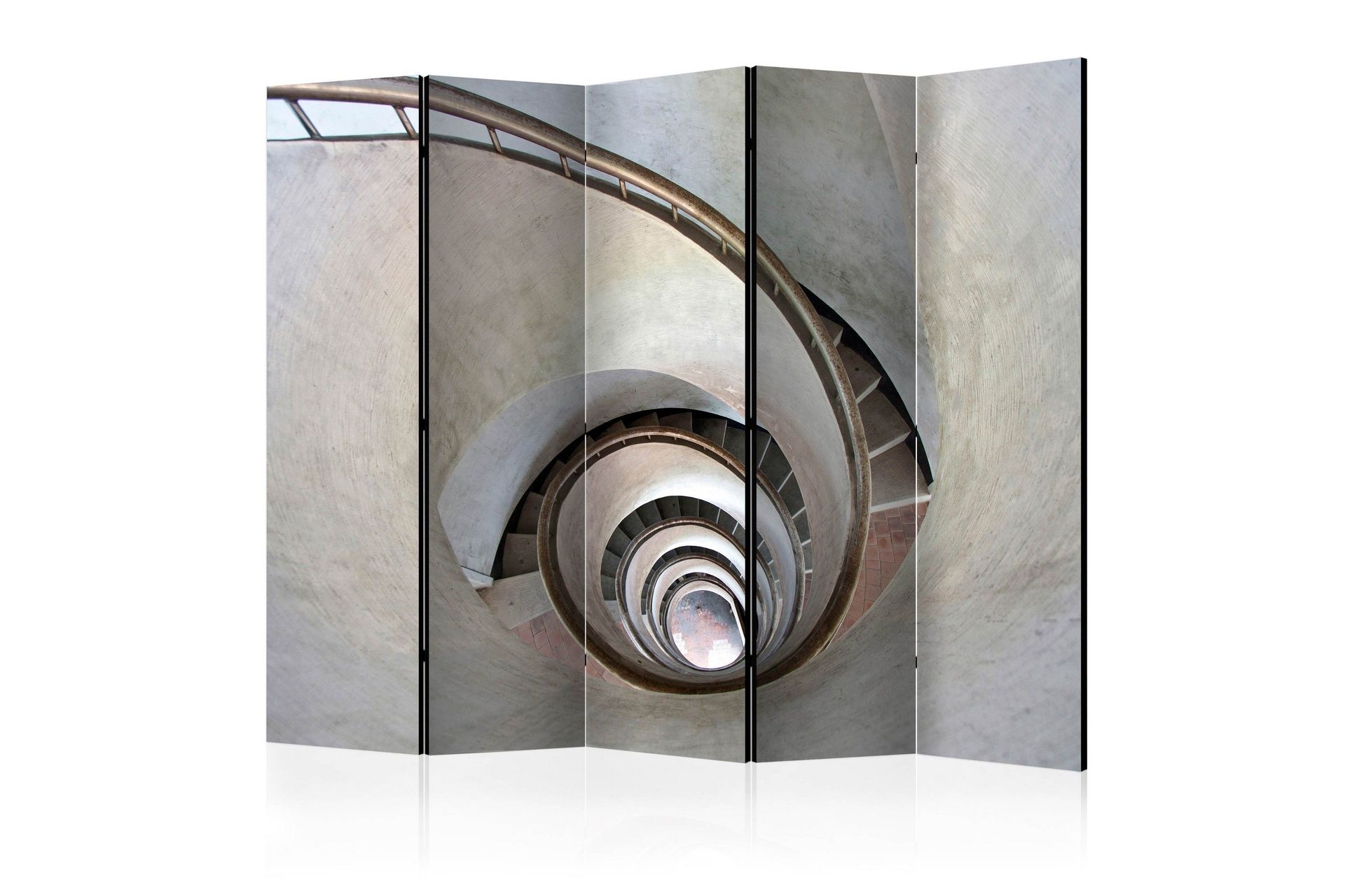 Romdeler - White spiral stairs II 225x172 - Artgeist sp. z o. o.