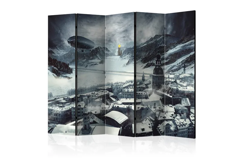 Romdeler - Winter i Riga II 225x172, Artgeist sp. z o. o.