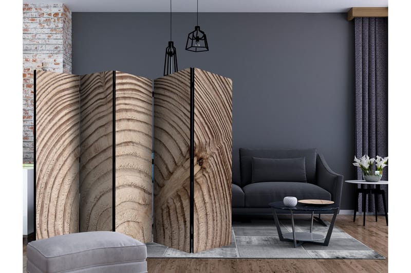 Romdeler - Wood grain II 225x172 - Artgeist sp. z o. o. - Innredning - Romdelere - Bretteskjerm