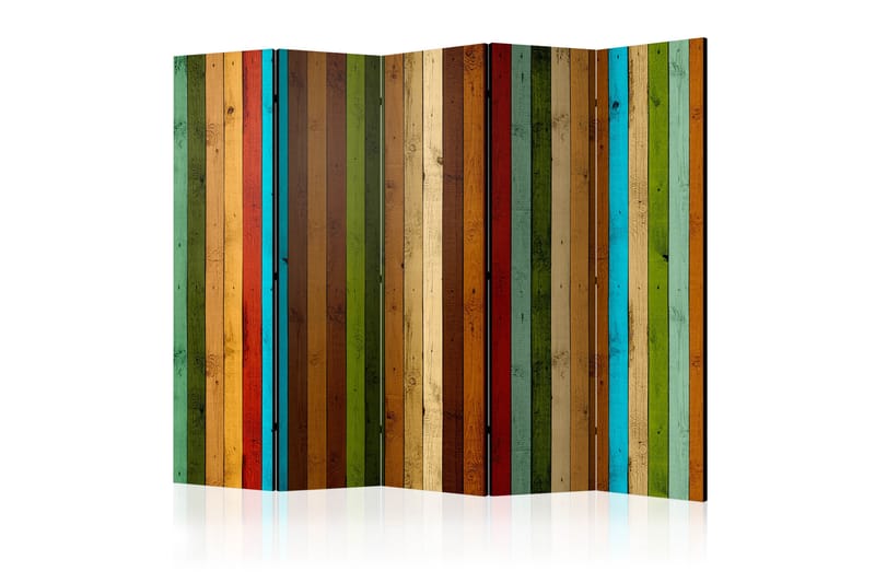 Romdeler Wooden Rainbow II - Artgeist sp. z o. o. - Innredning - Romdelere - Bretteskjerm