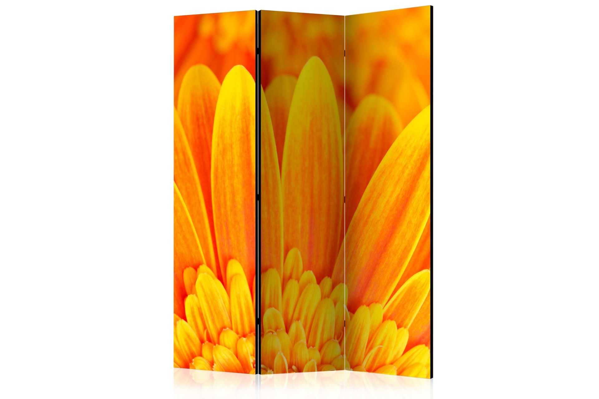Romdeler - Yellow gerbera daisies 135x172 - Artgeist sp. z o. o.