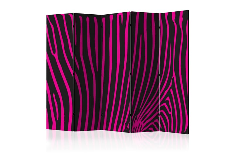 Romdeler Zebra Pattern Violet II - Artgeist sp. z o. o. - Innredning - Romdelere - Bretteskjerm
