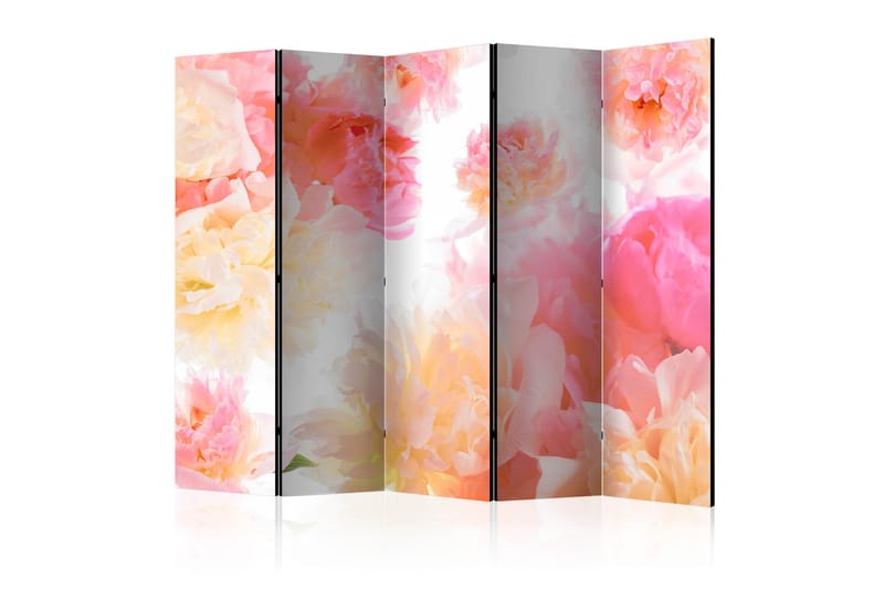 Romdeler - Pastel Peonies II 225x172 - Artgeist sp. z o. o. - Innredning - Romdelere - Bretteskjerm