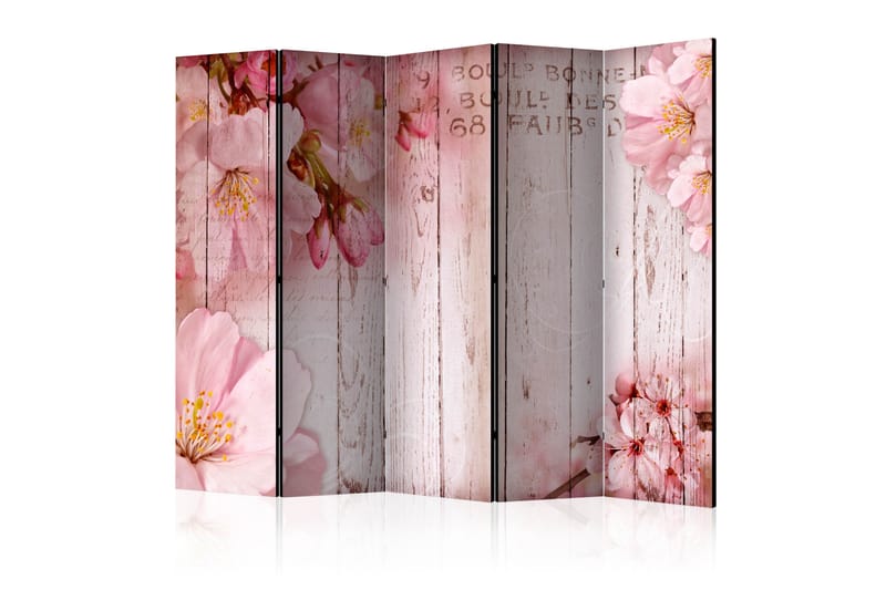 Romdeler - Pink apple blossoms II 225x172 - Artgeist sp. z o. o. - Innredning - Romdelere - Bretteskjerm