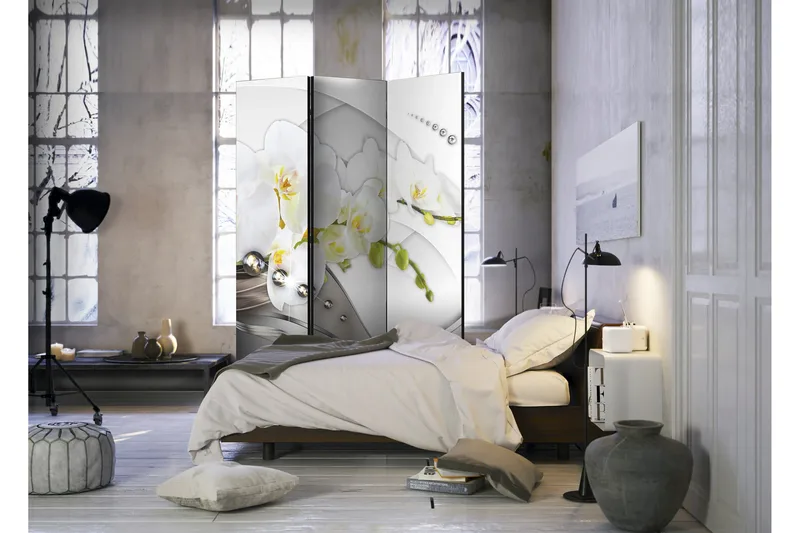 Romdeler Pearl Dance Of Orchids 135x172 - Artgeist sp. z o. o. - Innredning - Romdelere - Bretteskjerm