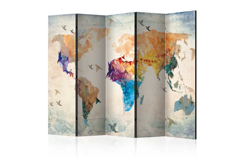 Romdeler - Paper birds II 225x172, Artgeist sp. z o. o.