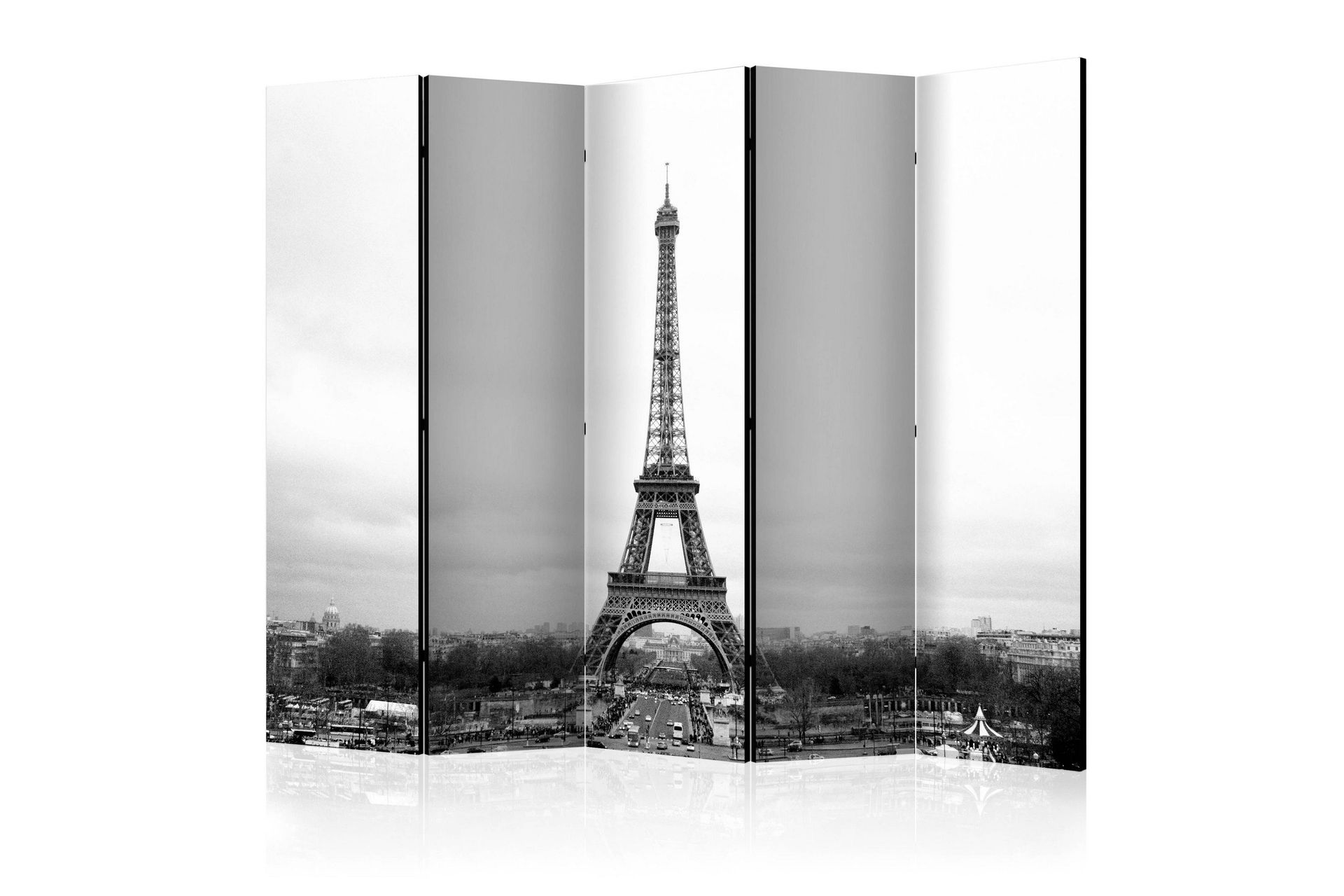 Romdeler - Paris black and white II 225x172 - Artgeist sp. z o. o.