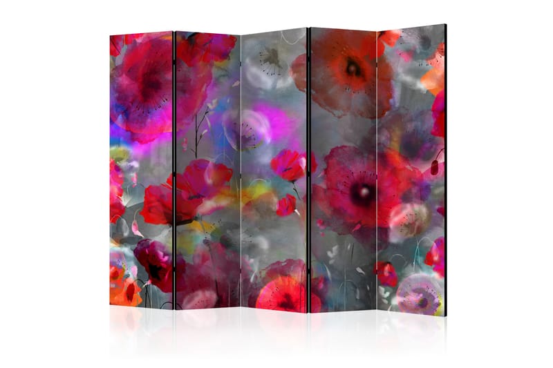 Romdeler Painted Poppies 225x172 - Artgeist sp. z o. o. - Innredning - Romdelere - Bretteskjerm