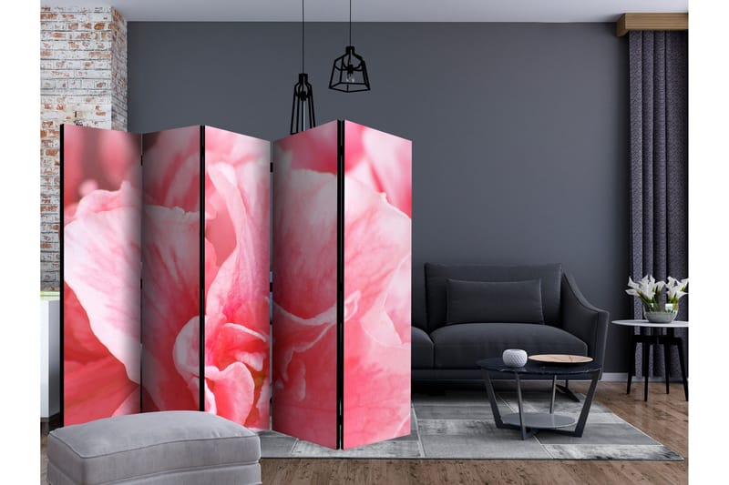 Romdeler - Pink azalea flowers II 225x172 - Artgeist sp. z o. o. - Innredning - Romdelere - Bretteskjerm