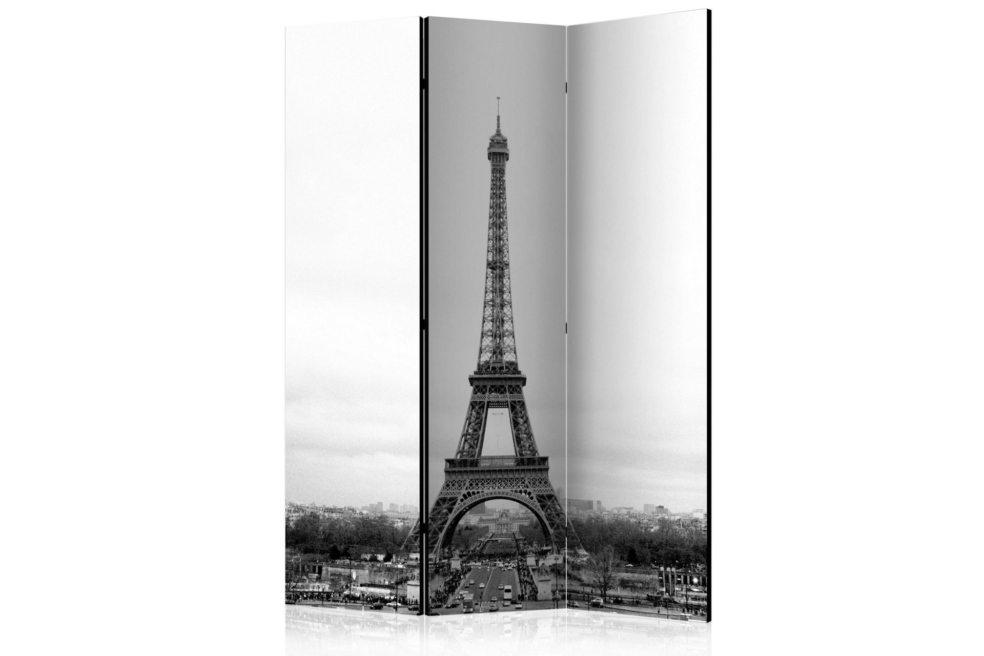 Romdeler - Paris: black and white photograph 135x172 - Artgeist sp. z o. o.