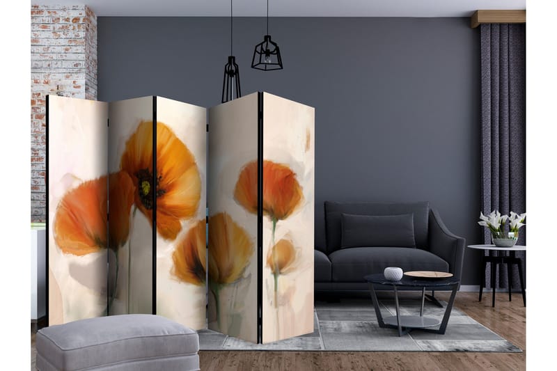 Romdeler Poppies - Vintage II - Artgeist sp. z o. o. - Innredning - Romdelere - Bretteskjerm