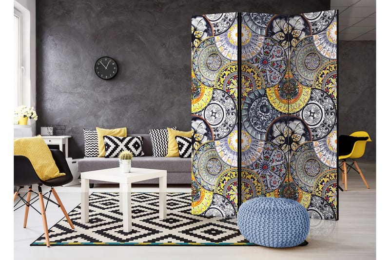 Romdeler Painted Exoticism 135x172 - Artgeist sp. z o. o. - Innredning - Romdelere - Bretteskjerm