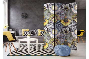 Romdeler Painted Exoticism 135x172 - Artgeist sp. z o. o. - Innredning - Romdelere - Bretteskjerm