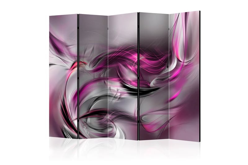 Romdeler - Pink Swirls II II 225x172 - Artgeist sp. z o. o. - Innredning - Romdelere - Bretteskjerm