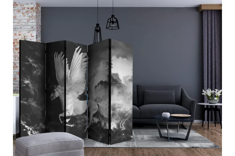 Romdeler - Pegasus on the way to Mount Olympus II 225x1 - Artgeist sp. z o. o. - Innredning - Romdelere - Bretteskjerm