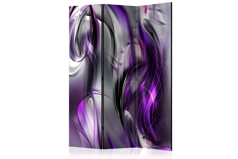 Romdeler Purple Swirls 135x172 - Artgeist sp. z o. o. - Innredning - Romdelere - Bretteskjerm
