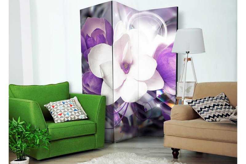 Romdeler Purple Empress 135x172 - Artgeist sp. z o. o. - Innredning - Romdelere - Bretteskjerm