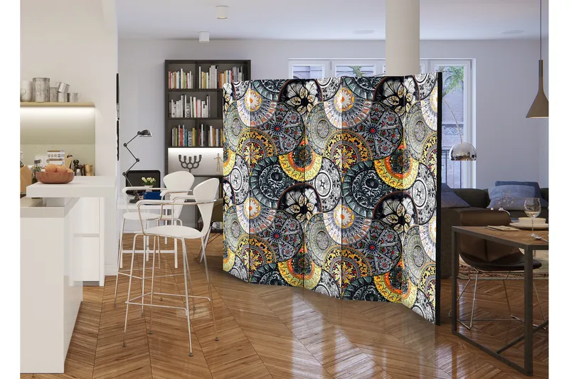 Romdeler Painted Exoticism 225x172 - Artgeist sp. z o. o. - Innredning - Romdelere - Bretteskjerm