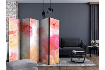 Romdeler - Pastel Peonies II 225x172 - Artgeist sp. z o. o. - Innredning - Romdelere - Bretteskjerm