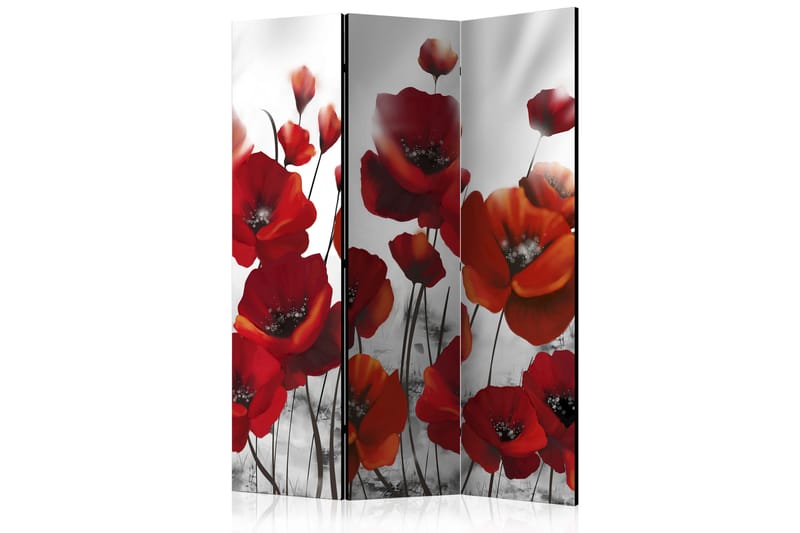 Romdeler Poppies In The Moonlight 135x172 - Artgeist sp. z o. o. - Innredning - Romdelere - Bretteskjerm