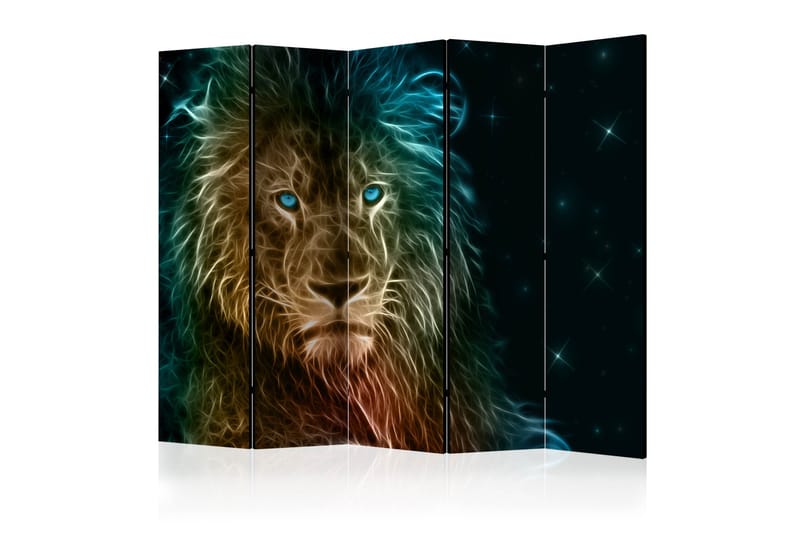 Room Divider - Abstract Lion ... II 225x172 - Artgeist sp. z o. o. - Bretteskjerm - Romdelere