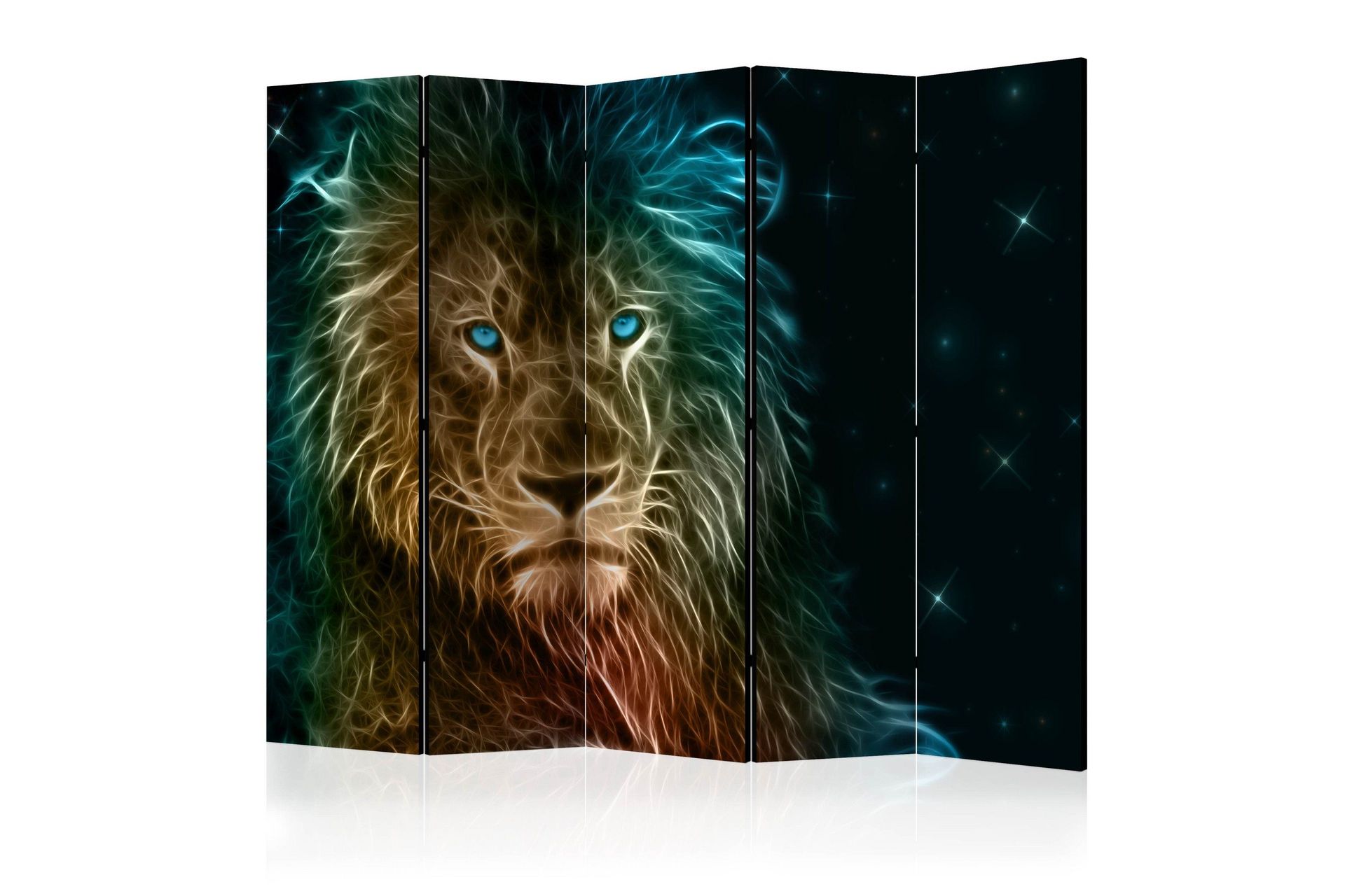 Room Divider - Abstract Lion ... II 225x172 - Artgeist sp. z o. o.