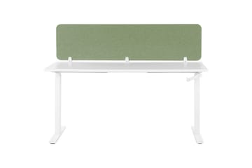 Skiljevägg för skrivbord Beliani Wally Beige, 130x2x40 cm Green 180x2x40 cm - Innredning - Romdelere - Skjermvegg
