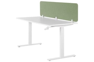 Skiljevägg för skrivbord Beliani Wally Beige, 130x2x40 cm Green 180x2x40 cm - Innredning - Romdelere - Skjermvegg