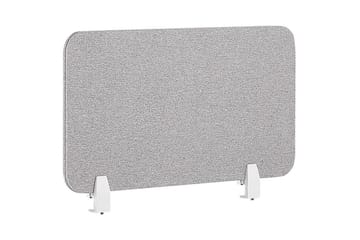 Skiljevägg för skrivbord Beliani Wally Beige, 130x2x40 cm Light grey 72x2x40 cm